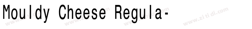 Mouldy Cheese Regula字体转换